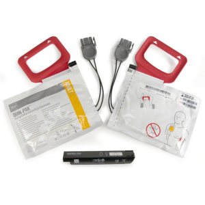 Physio Control LifePak CR Plus - 2 Adult Pads and 1 Battery ChargePak